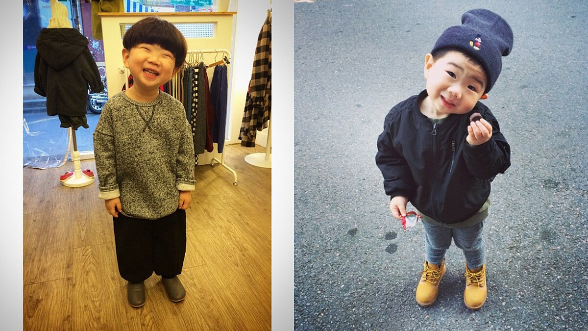 【街拍速報】韓國「小醜帥」kkamooong 冬日穿搭日誌：毛帽混搭西裝，大人小孩都適用的 2 大公式