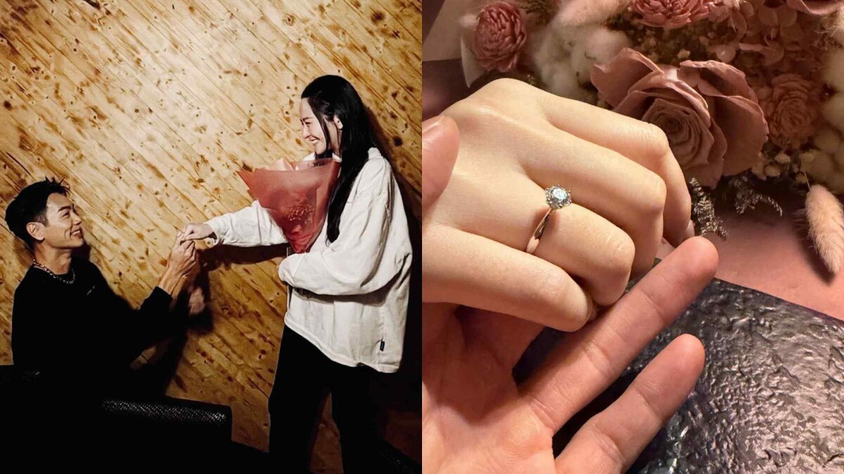 禾浩辰求婚成功！交往女友吳品潔2年修成正果，笑曝婚戒藏在這