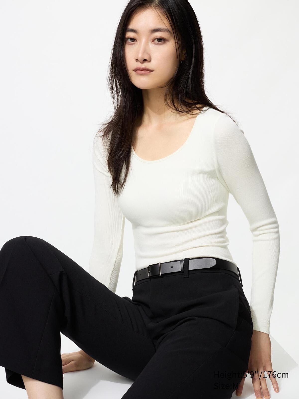 HEATTECH極暖羅紋BRATOP U領T恤