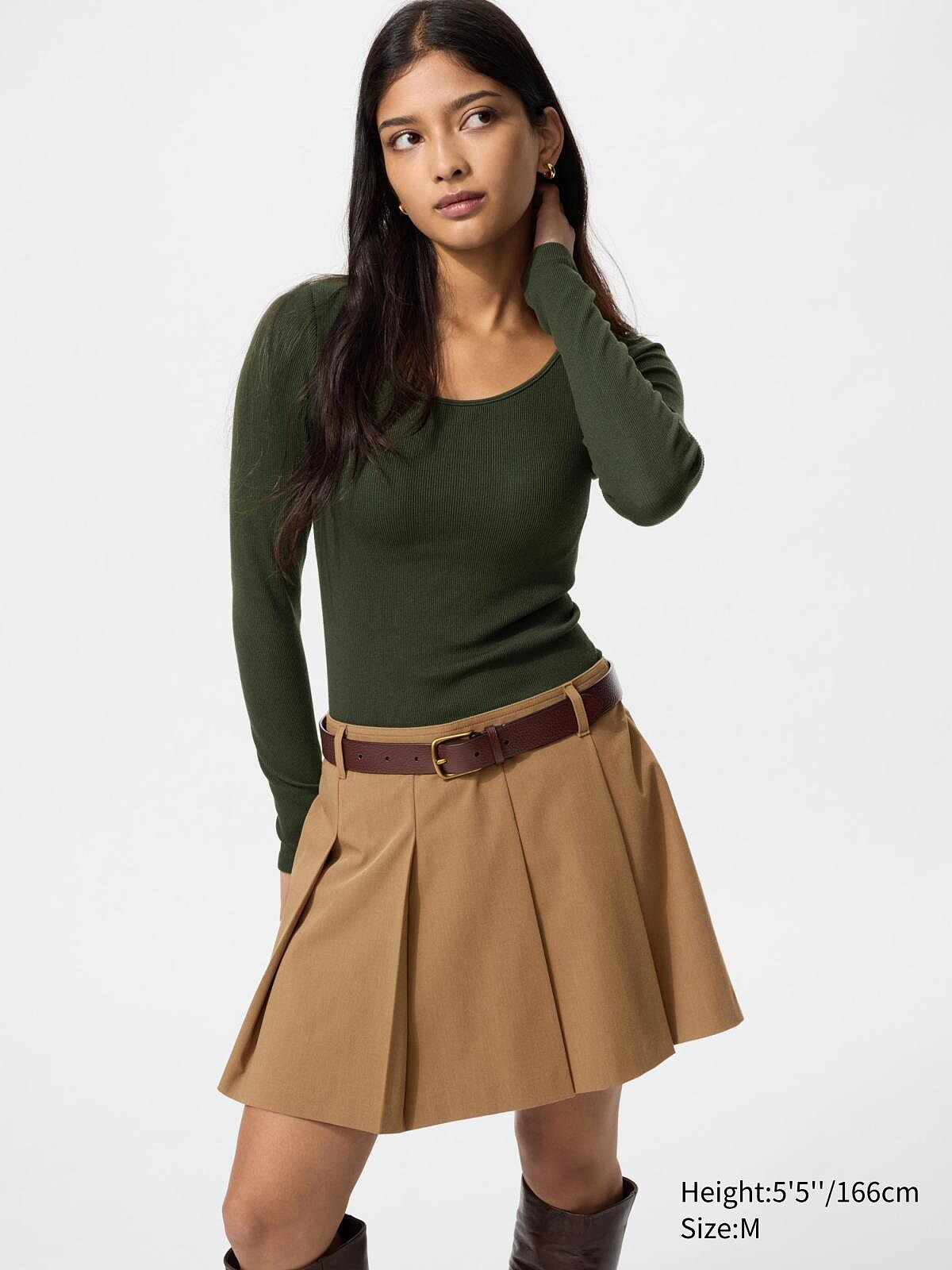 HEATTECH極暖羅紋BRATOP U領T恤