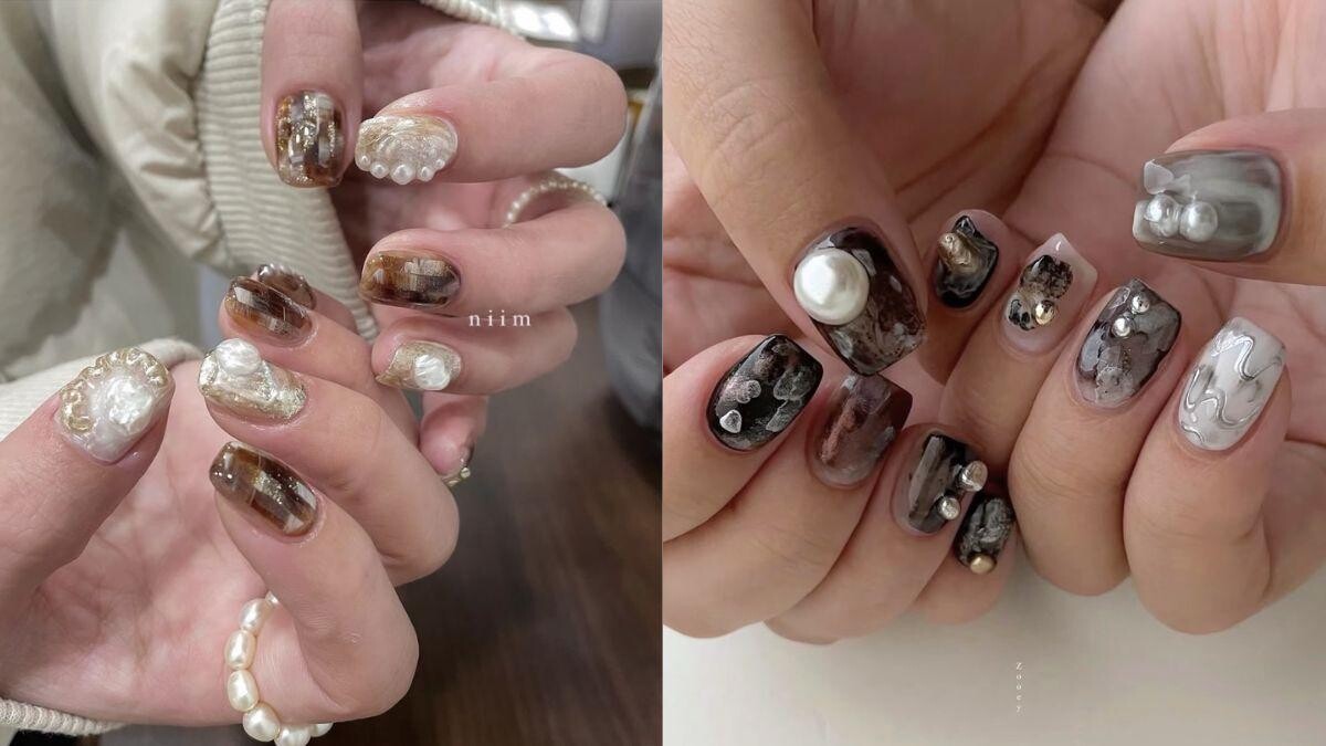 2026 美甲推薦「珍珠美甲」15款造型範本，溫柔低調超有質感的指尖造型