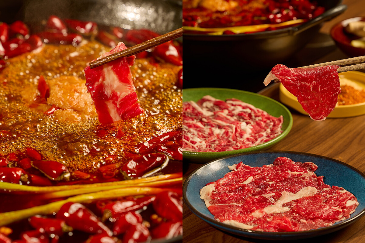 「牛五花腩」與「吊龍」。