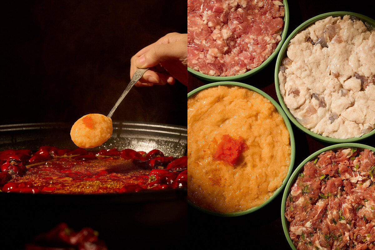 「手作魚籽豆花」。