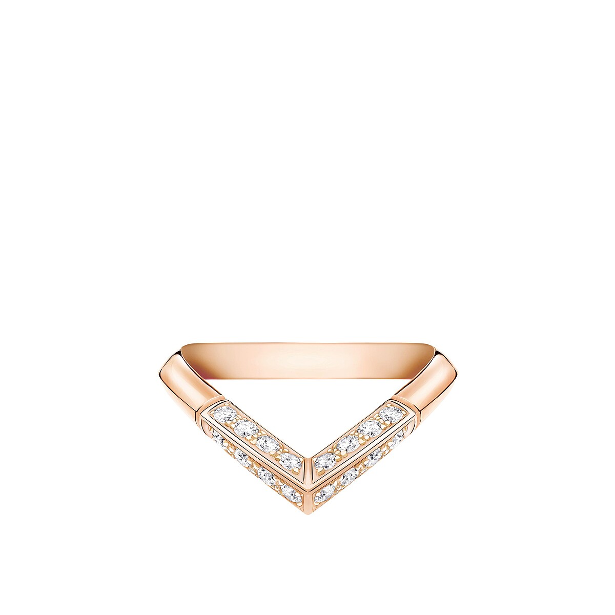 LV Diamonds Pav&eacute; V 戒指 - 配玫瑰K金 NT$ 132,000