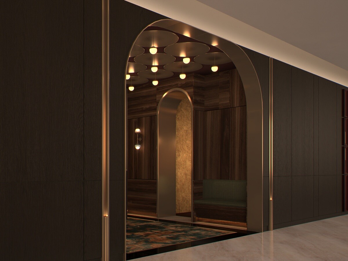 餐廳位於東區「SOGO 復興館BR4」 十樓，在百貨動線中刻意拉開與走道的距離。