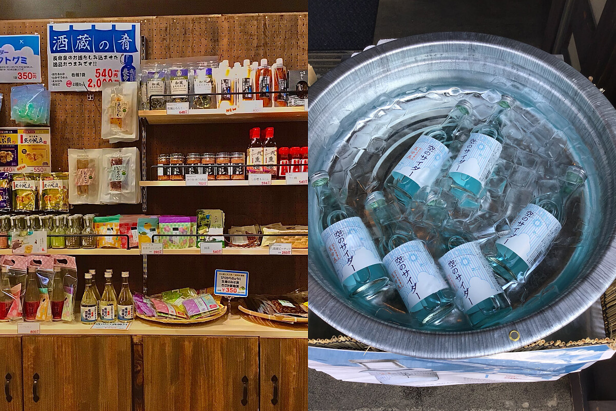 除了清酒，也延伸出酒糟冰品、蛋糕、糖果等甜點，以及以酒粕入味的輕食與咖哩飯等餐點。