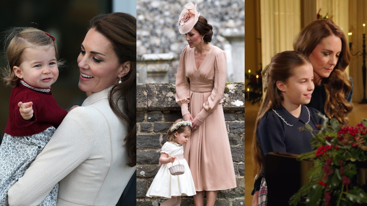 英國夏綠蒂公主與凱特王妃展現母女穿搭默契，Princess Charlotte從小女孩到王室公主的風格養成