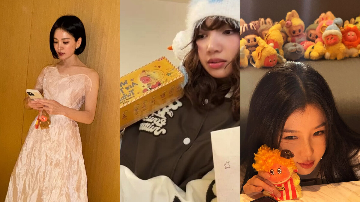 Lisa、虞書欣與宋慧喬皆收藏星星人公仔