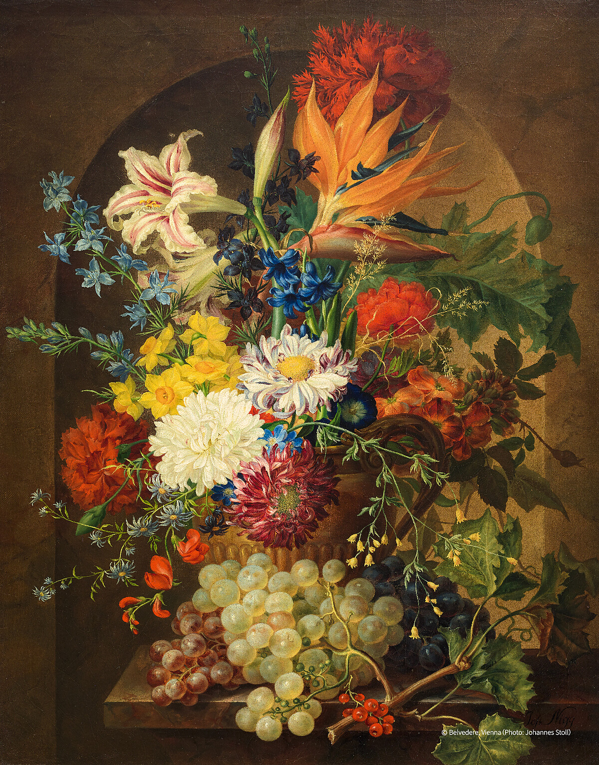 約瑟夫・尼格〈花束〉。Belvedere, Vienna（Photo Johannes Stoll）