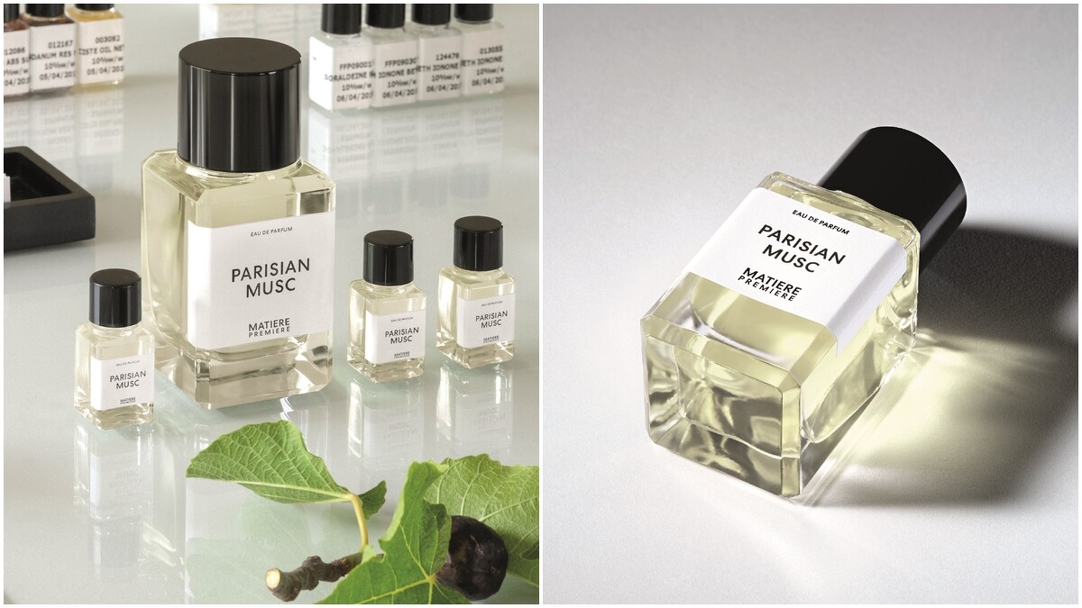 MATIERE PREMIERE 巴黎麝香淡香精 50ml，NT5,600；100ml，NT8,000。