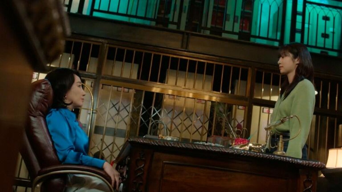 《現金英雄》敏淑和高利貸會長談條件