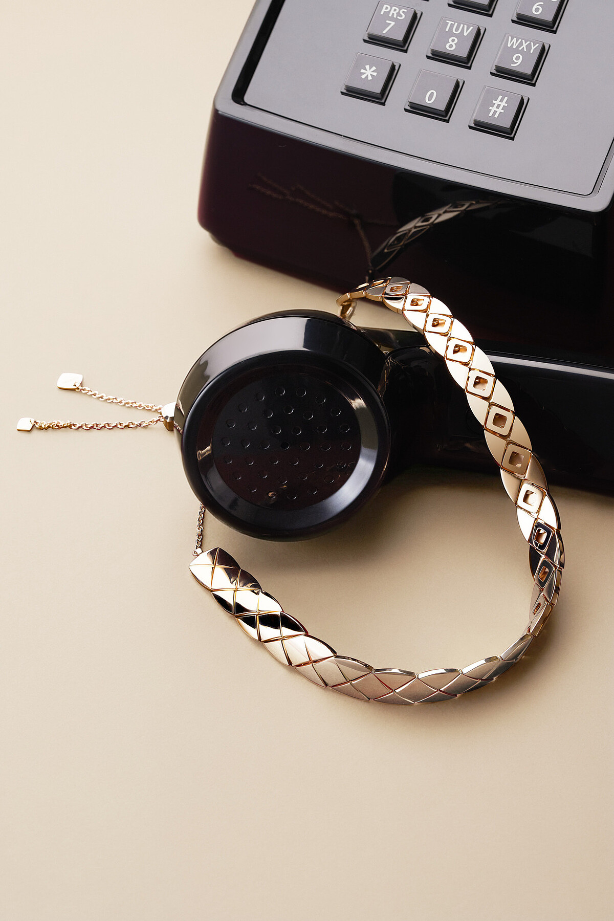 COCO CRUSH柔軟頸鍊_18K BEIGE米色金《美麗佳人》獨家）