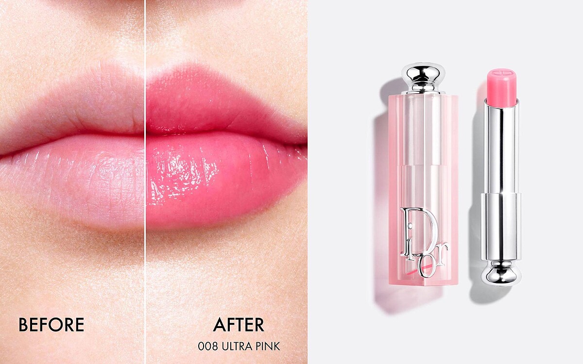 迪奧粉漾潤唇膏 限量版#008蜜糖粉，NT1,400