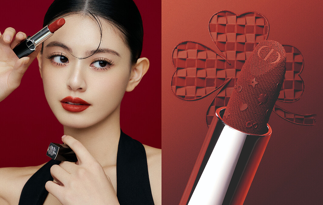 ▲《迪奧藍星唇膏典藏版》#806幸運玫瑰