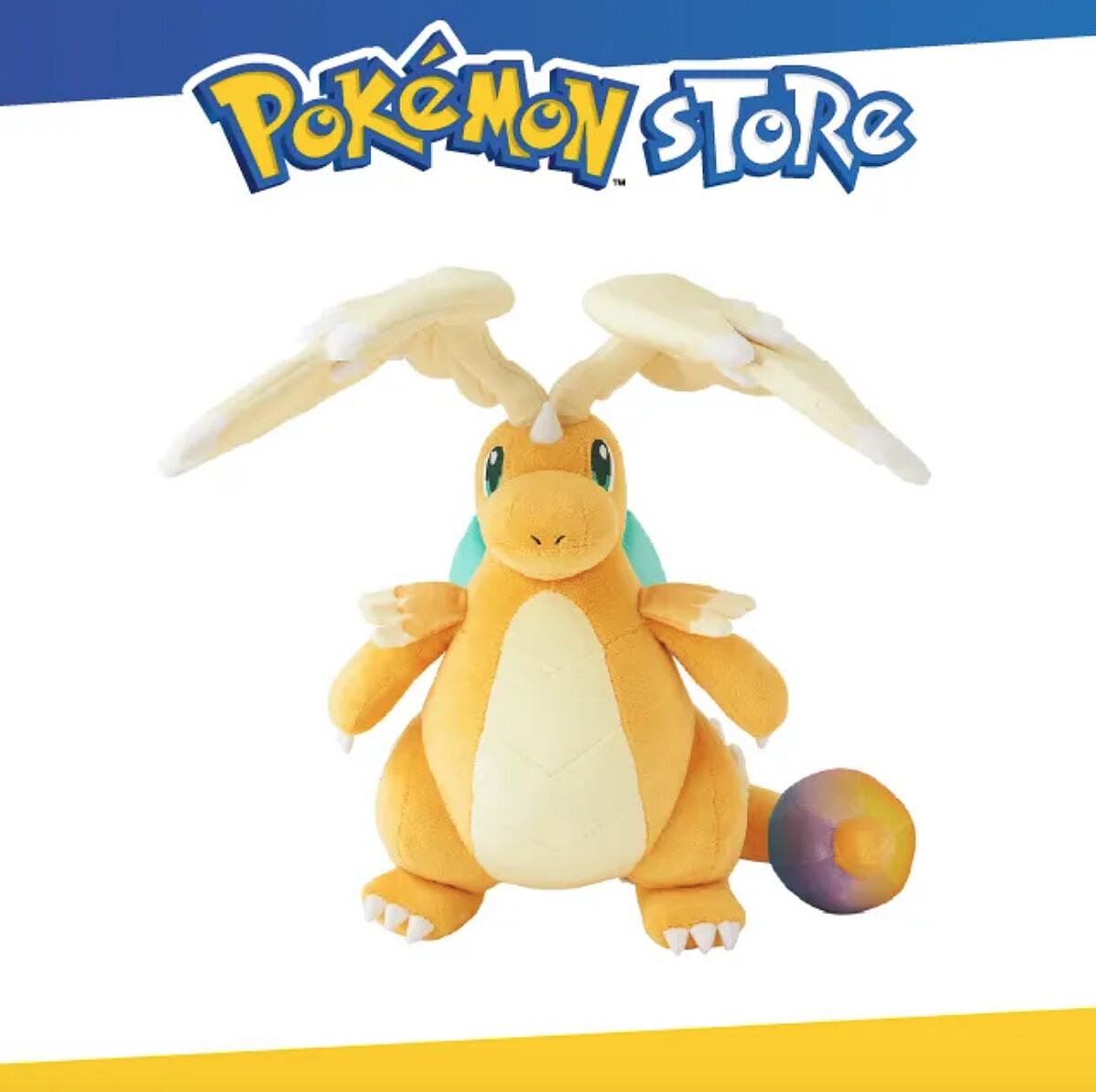 超級快龍毛絨玩具比日本整整早了近一個月，令台灣寶可夢玩家興奮不已（圖片來源／PChome的Pokémon Store寶可夢旗艦館）