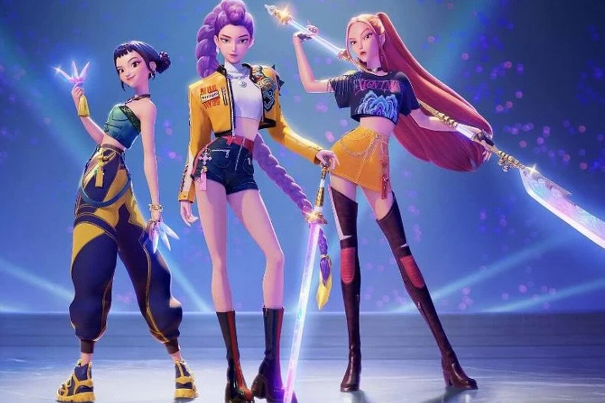 Netflix 動畫《Kpop 獵魔女團》劇照