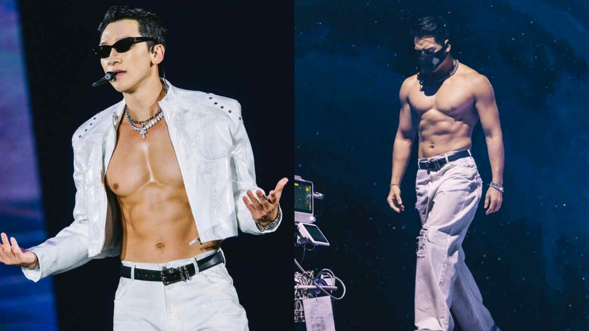 RAIN演唱會真的太辣！台北小巨蛋開場就獻上半裸跑步機，還化身超帥DJ