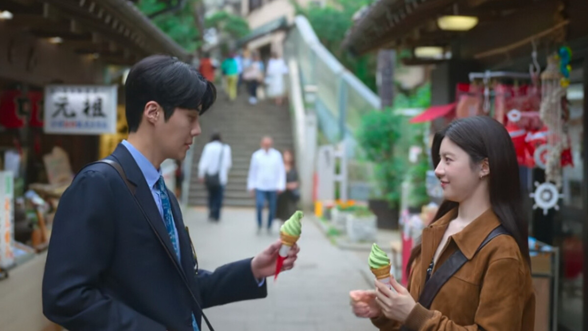 《愛情怎麼翻譯？》以為兩人在拍鎌倉旅遊宣傳片?