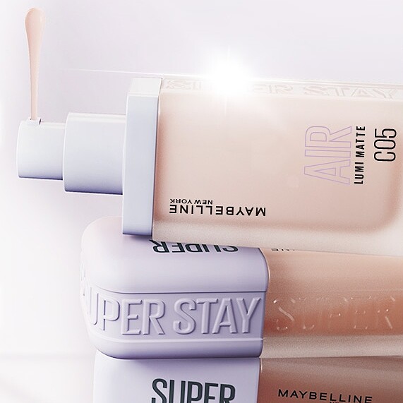 媚比琳「小方胖AIR」裸霧光持久水粉底AIR(共6色)35ml，NT569