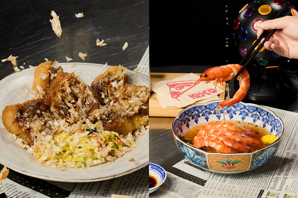 「本幫燻魚」與「花雕醉蝦」。