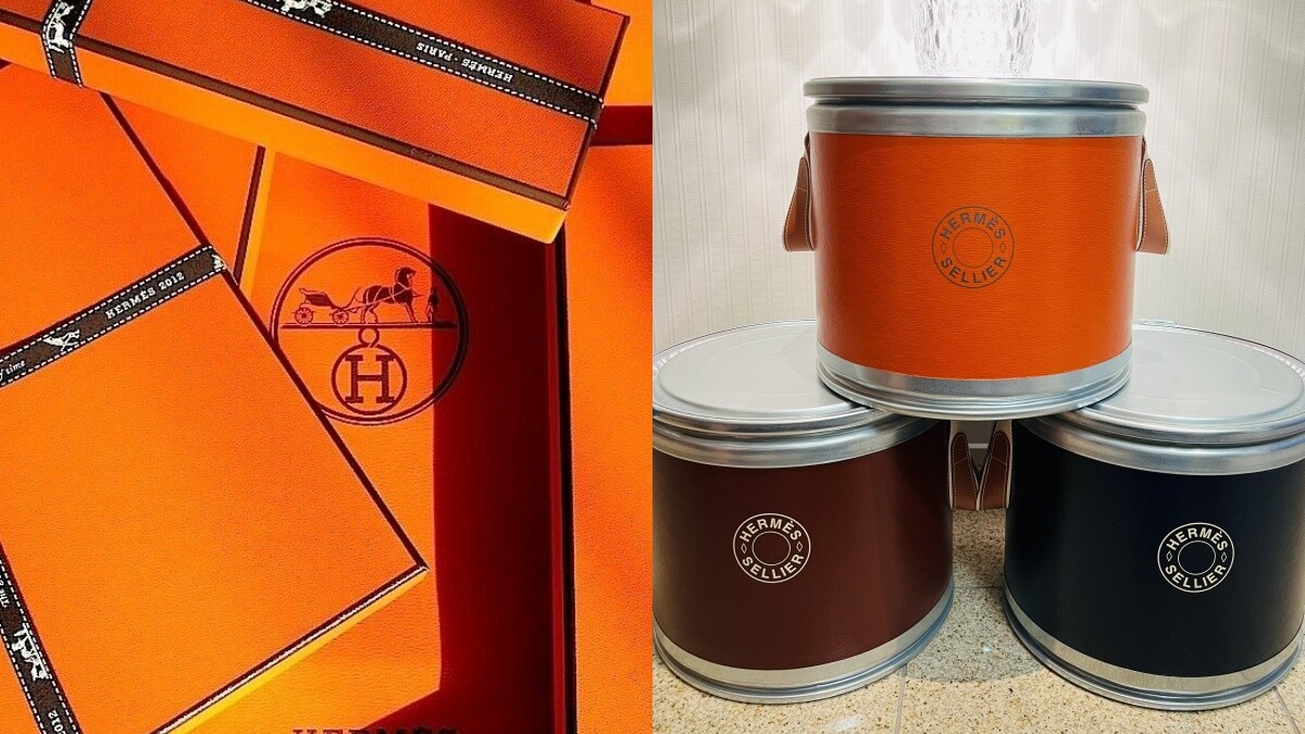 愛馬仕配貨都買什麼？「這鐵桶」可收納、當小茶几，內行養馬人家中一定能看到