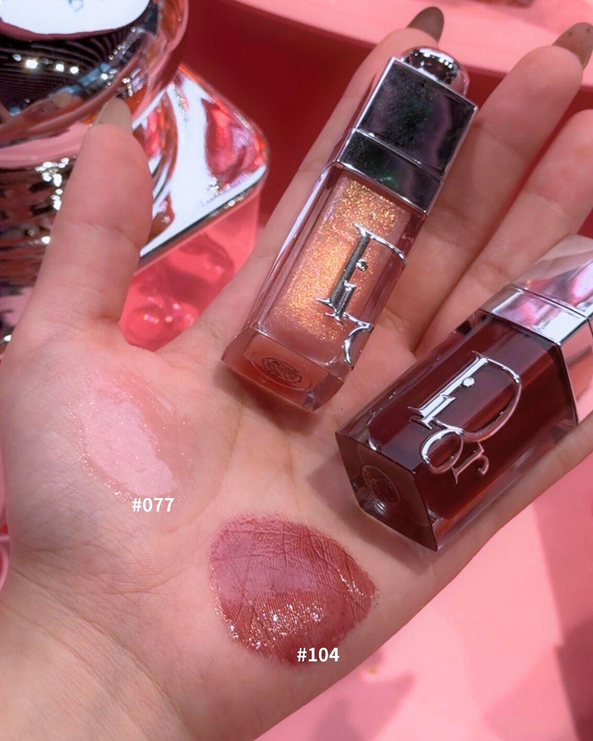 迪奧粉漾水光潤唇釉，NT1,400