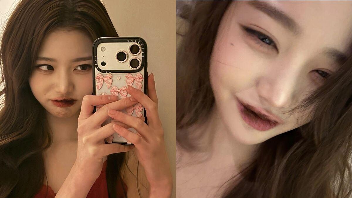 2026韓妞都在畫「雙層巧克力唇」！像咬過杜拜巧克力的微暈染唇妝正紅