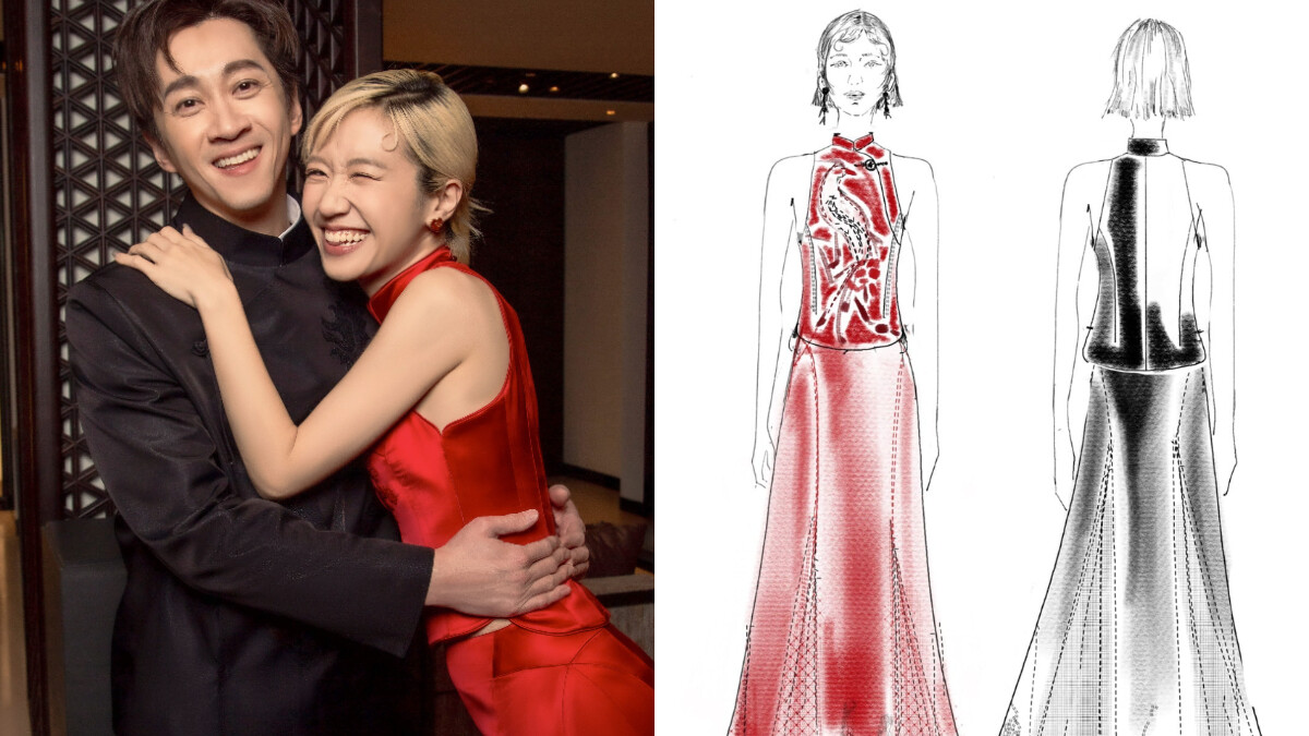 Lulu、陳漢典婚禮手稿公開！夏姿・陳訂製新中式婚禮服成彩蛋