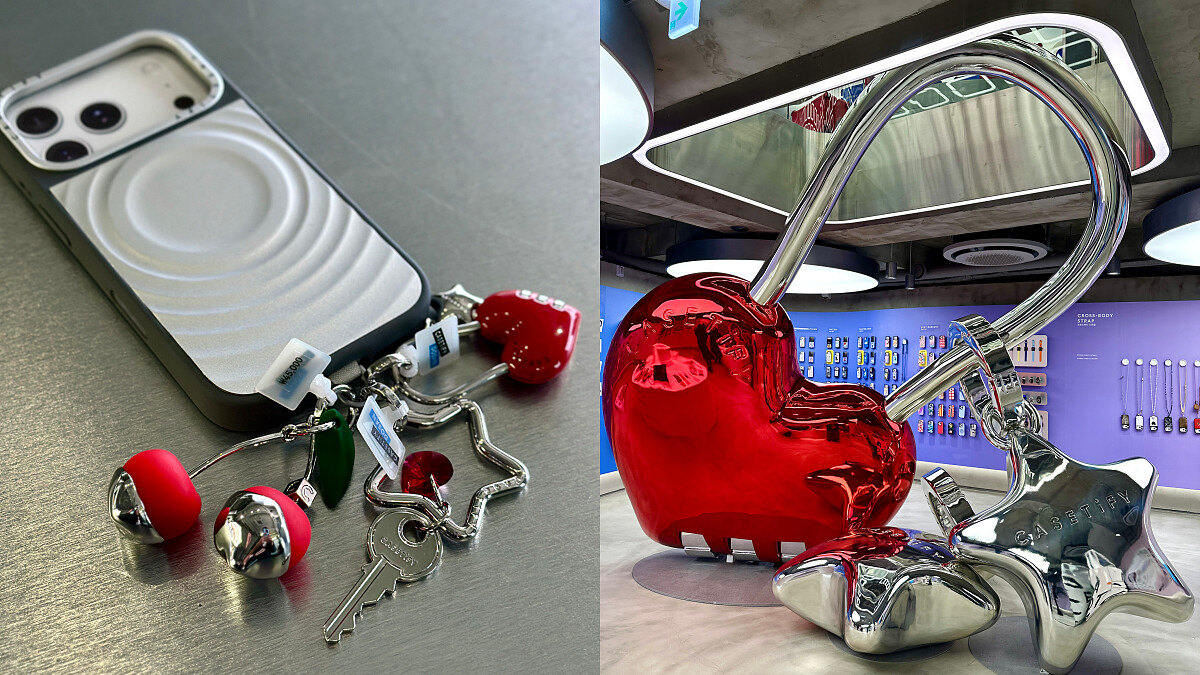 酷帥金屬配件化身成CASETiFY島山旗艦店巨大裝置藝術