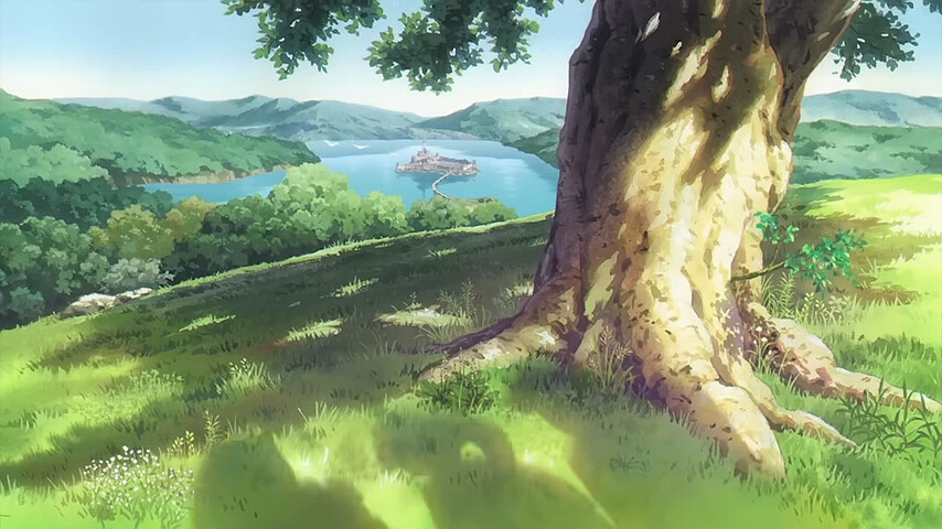 不只第二季開頭的鏡頭設計與第一季相同，連出發前往恩德第一幕的背景都和漫畫封面一樣