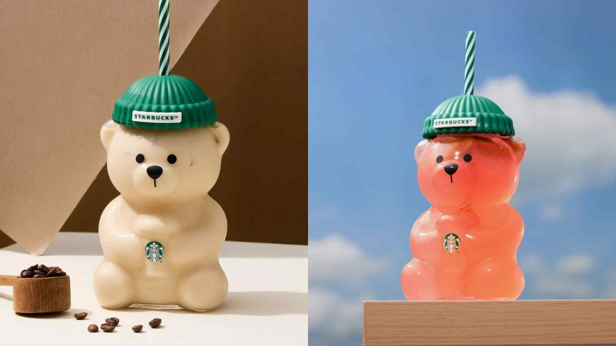 星巴克小熊玻璃杯台灣也能買！開賣時間+價錢，全球爆紅瘋搶