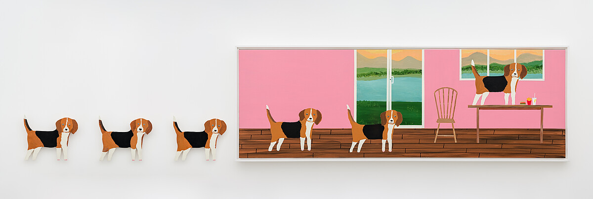 Marc_Etherington_Scene_of_the_Crime_2025_Acrylic_on_Canvas_with_Cutouts_61x130cm_framed