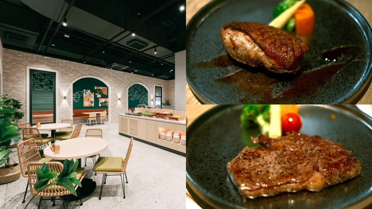 新店裕隆城必吃！「TOK牛排屋」主打原塊肉大份量、小農生菜吃到飽，親子聚餐首選