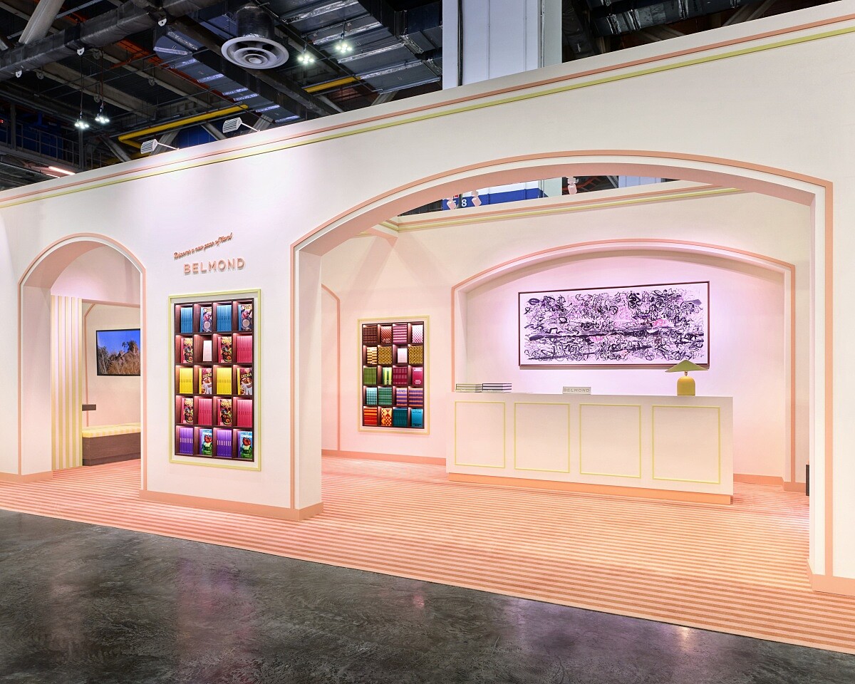 奢華旅遊品牌「Belmond」的參展空間在會場中顯得格外的與眾不同。