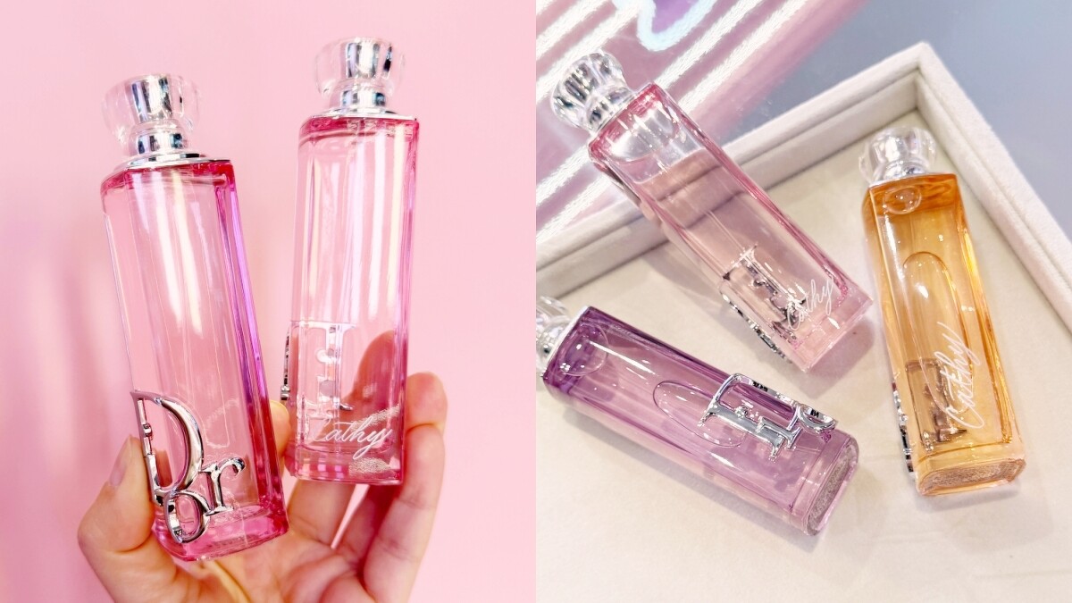 迪奧癮誘糖果快閃店中的迪奧專屬刻字服務區。