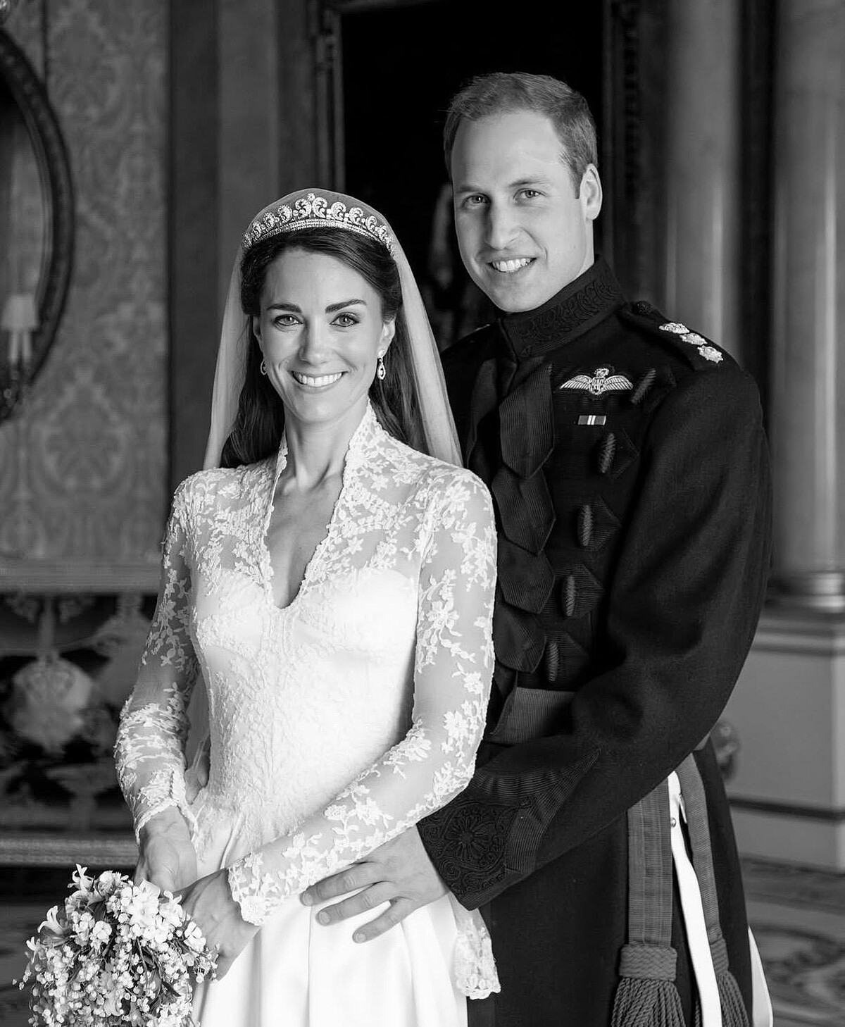 凱特與威廉婚禮合照，IG@princeandprincessofwales