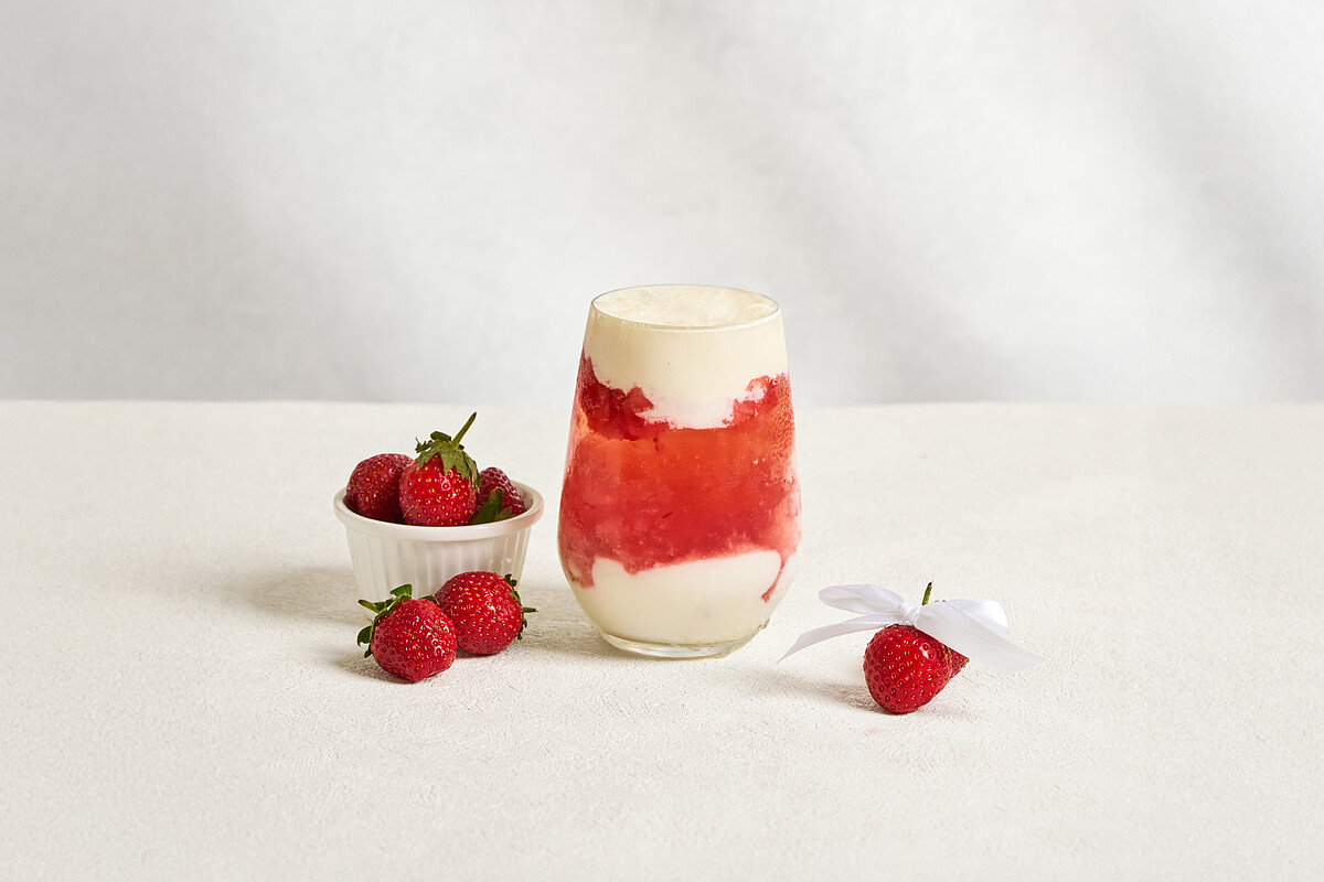 白雪草莓啵啵鮮奶（圖片來源／發發提供）