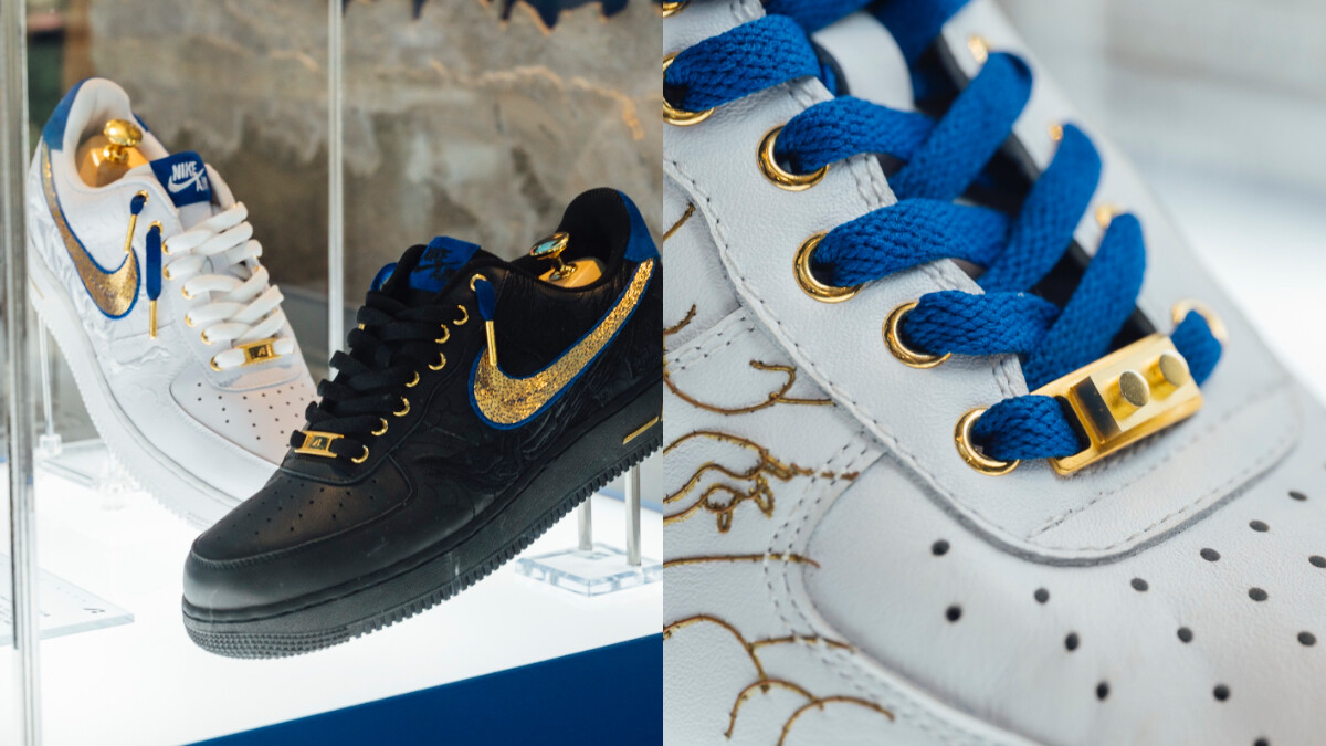 你的口袋夠深嗎？台灣創作者打造限量黃金Nike Air Force 1，千萬元價值每秒持續上漲中！