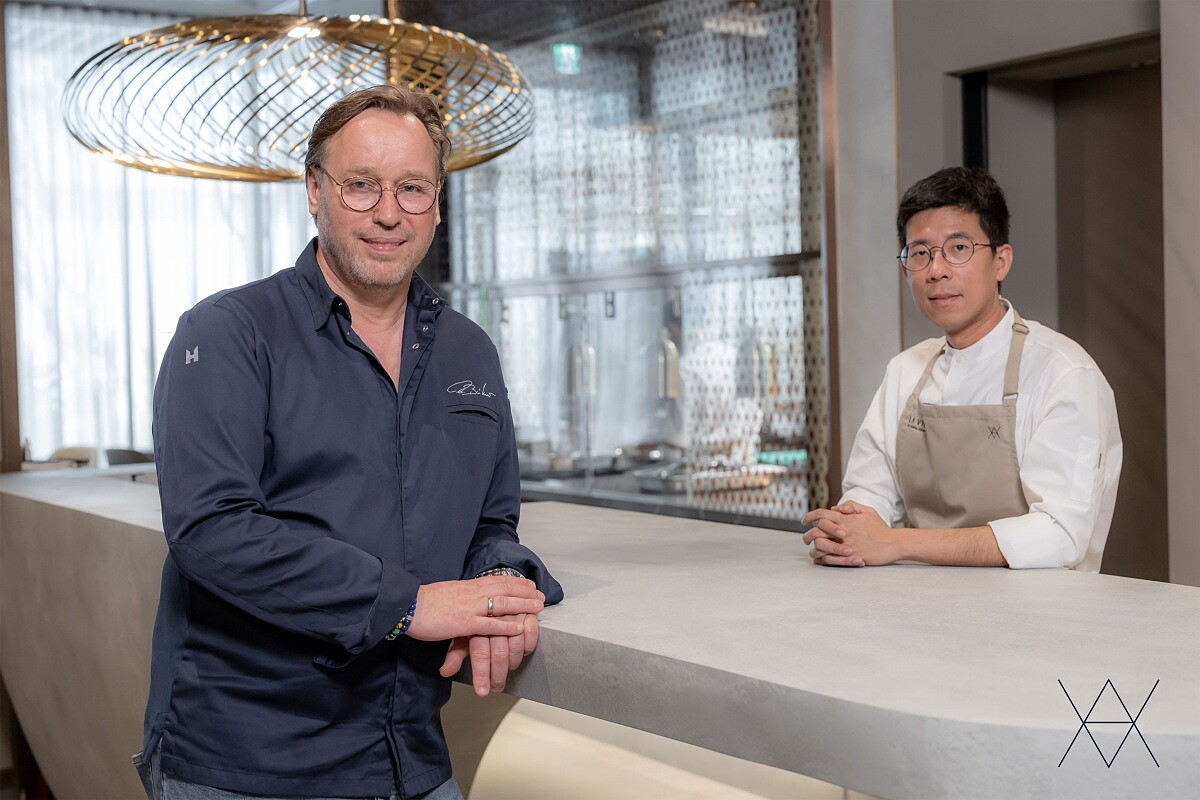 名廚 Thomas B&uuml;hner、行政主廚 Xavier。