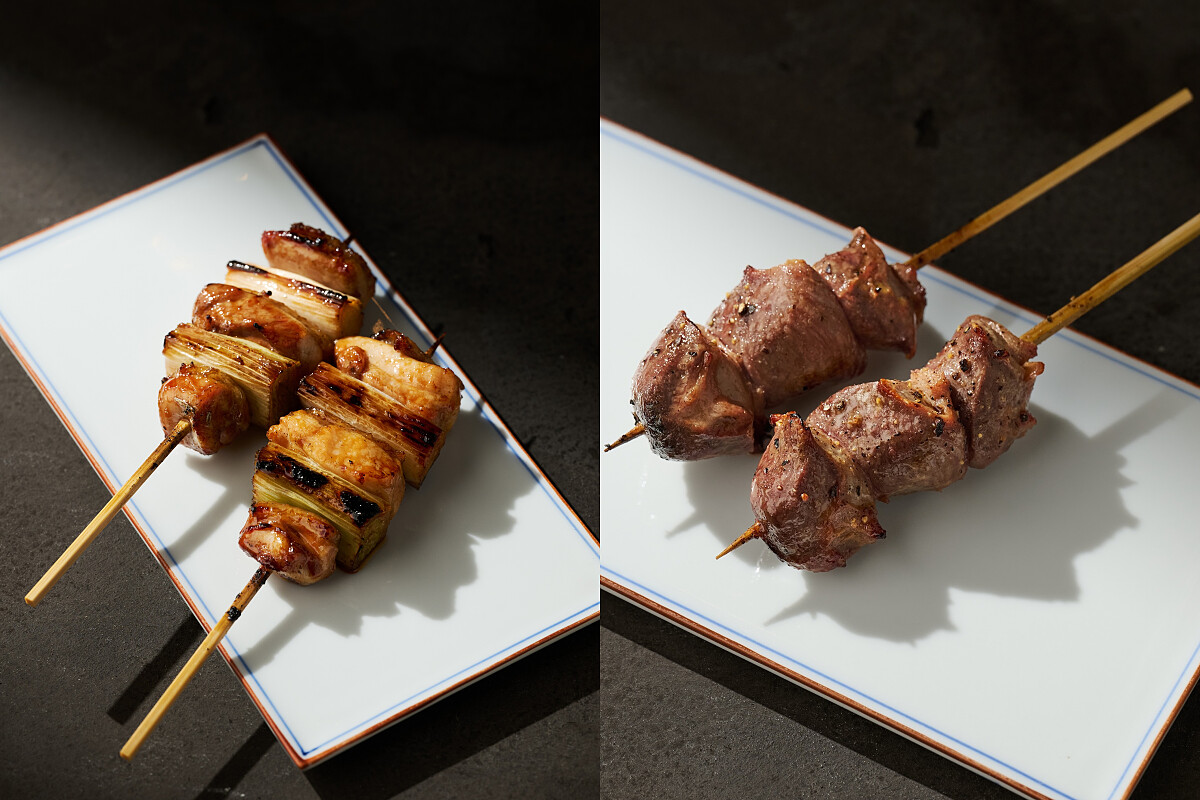 「大蔥醬燒雞腿」、「鹽燒雞胗」都是招牌必吃。