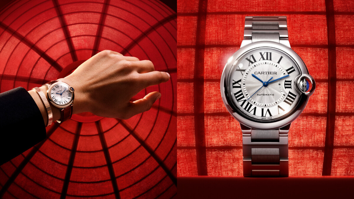 Ballon Bleu de Cartier玫瑰金自動上鍊腕錶42mm。/ Ballon Bleu de Cartier精鋼自動上鍊腕錶36mm。