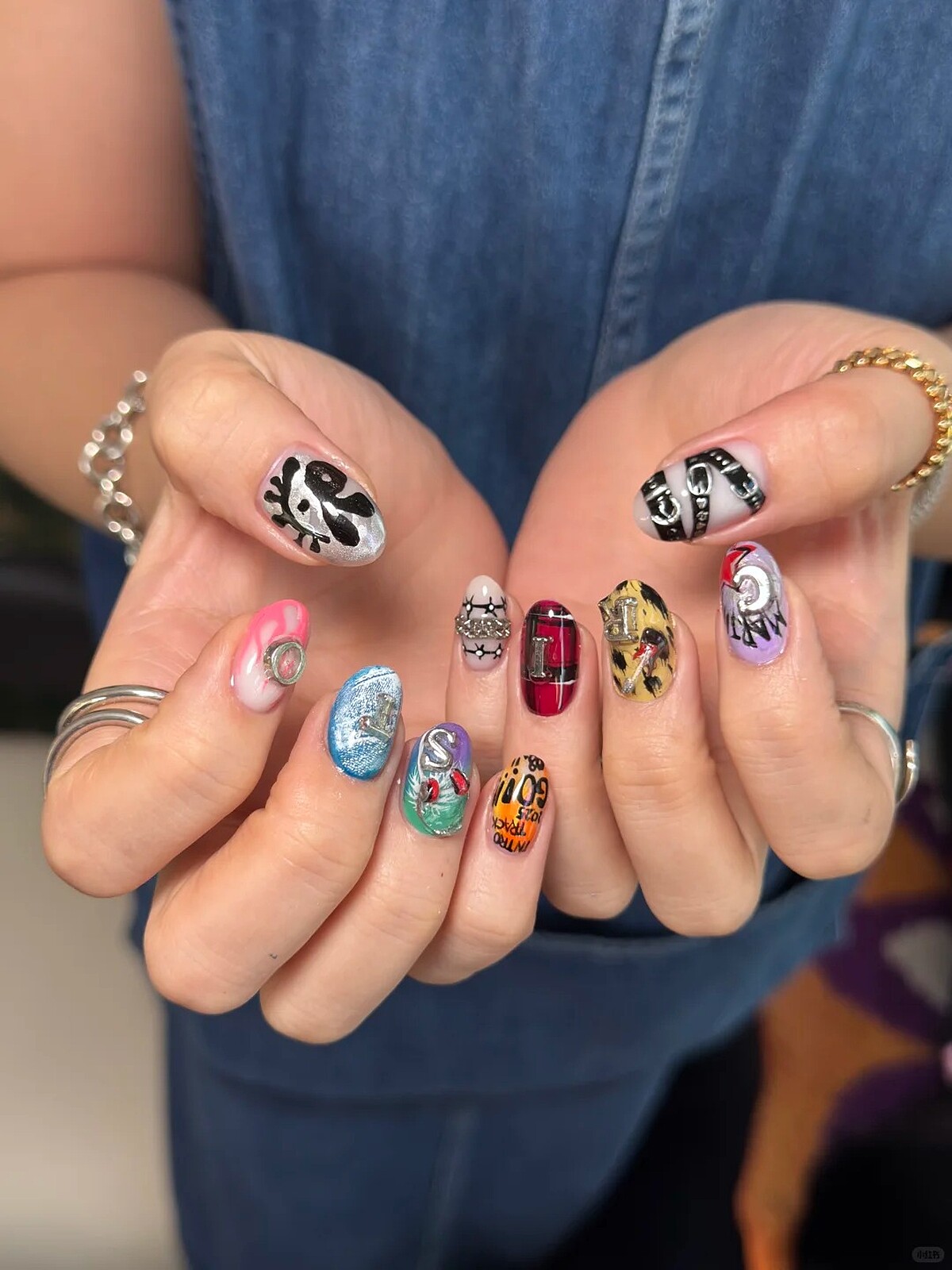 CORTIS應援美甲範本(Photo/小紅書@✨喵静小师傅💍)