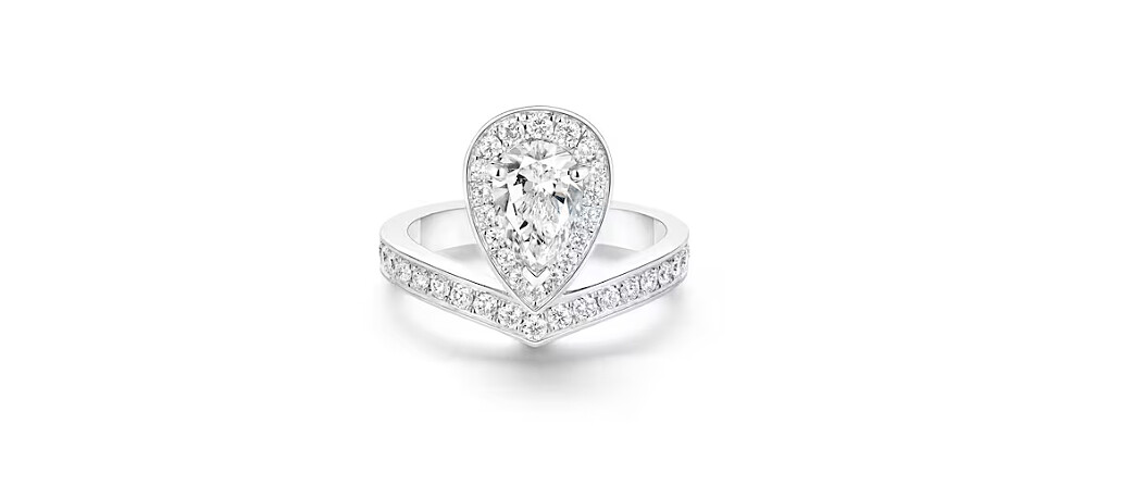 Joséphine Aigrette單鑽戒指。