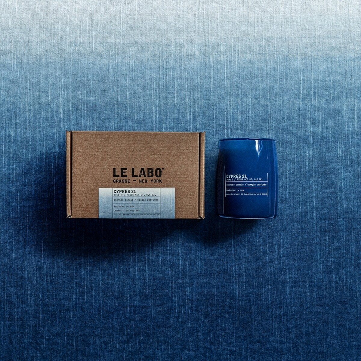 Le Labo CYPR&Egrave;S 21絲柏 21香氛蠟燭藍染工藝限定版，NT3,200