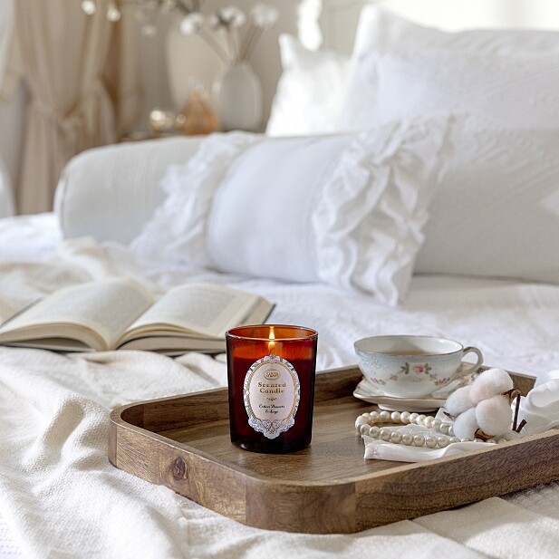 SABON棉霧之境香氛蠟燭180g，NT2,080