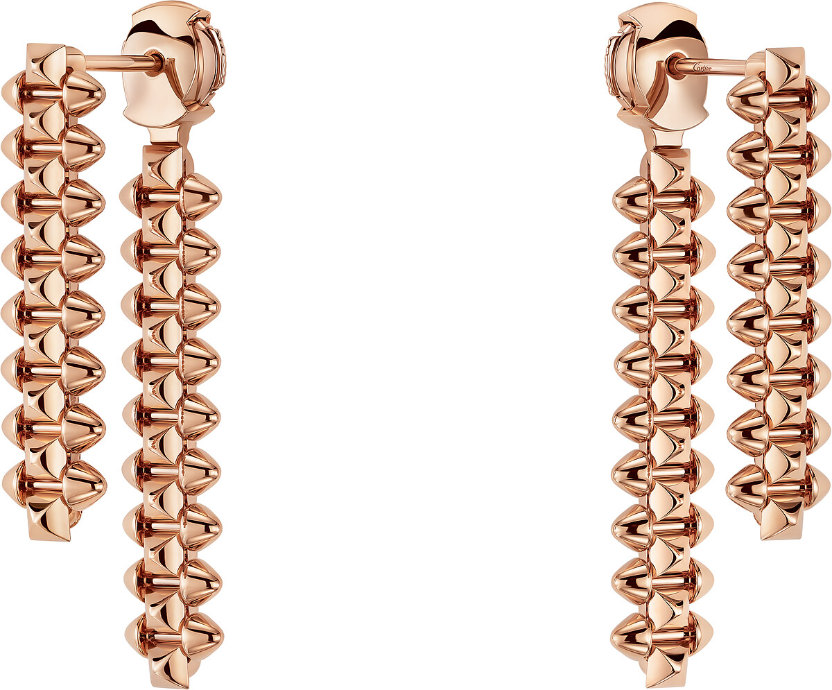 Clash de Cartier 多種配戴方式耳環 玫瑰金。 建議售價NTD$220,000