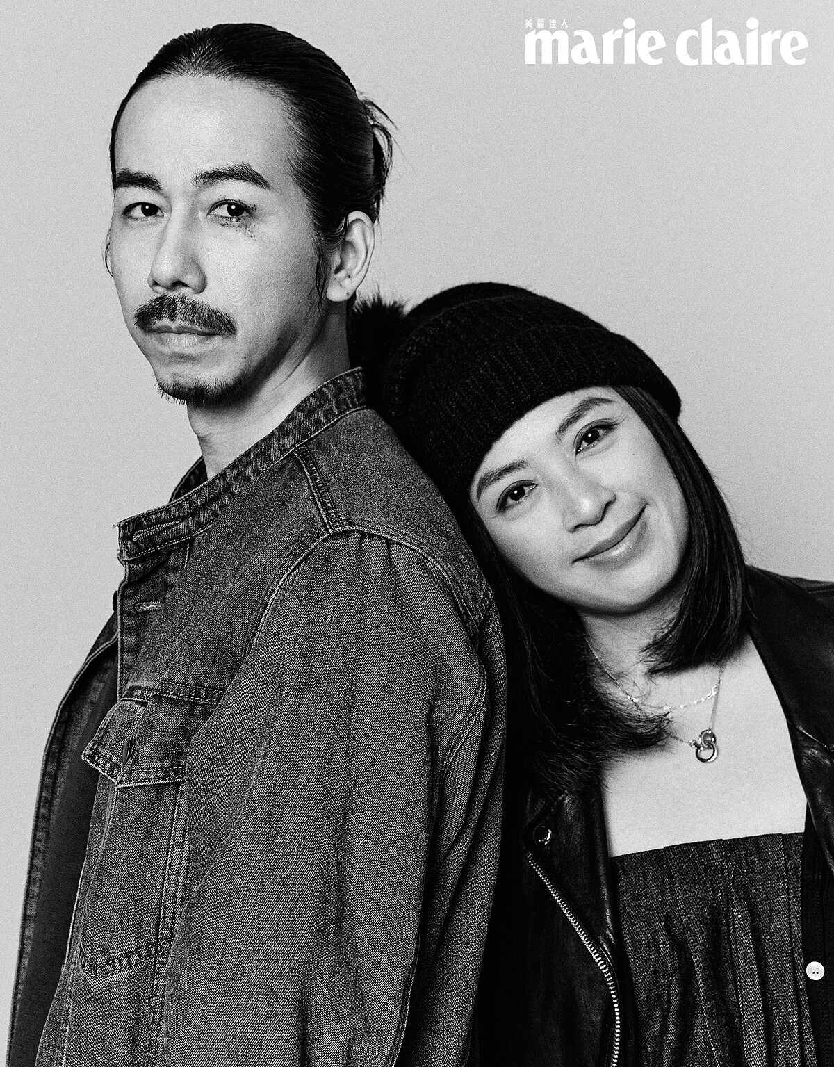 只能喝酒的圖書館：Hank（左）和 Ting（右），攝影／Shao-Cheng Lu，妝髮／Stella Chiu