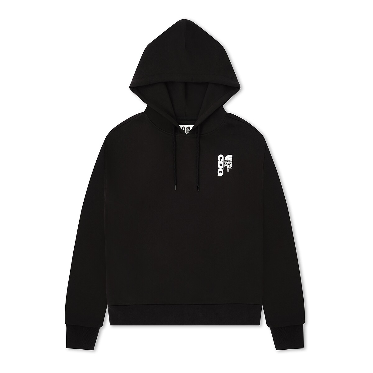 CDG x The North Face 聯名黑色連帽上衣
