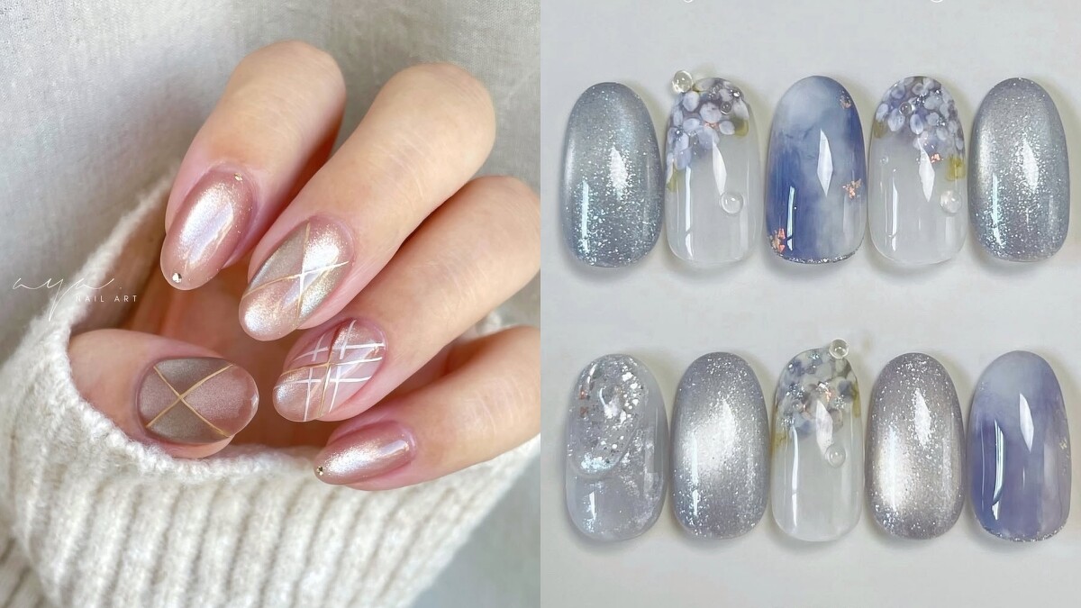 天鵝絨美甲範本