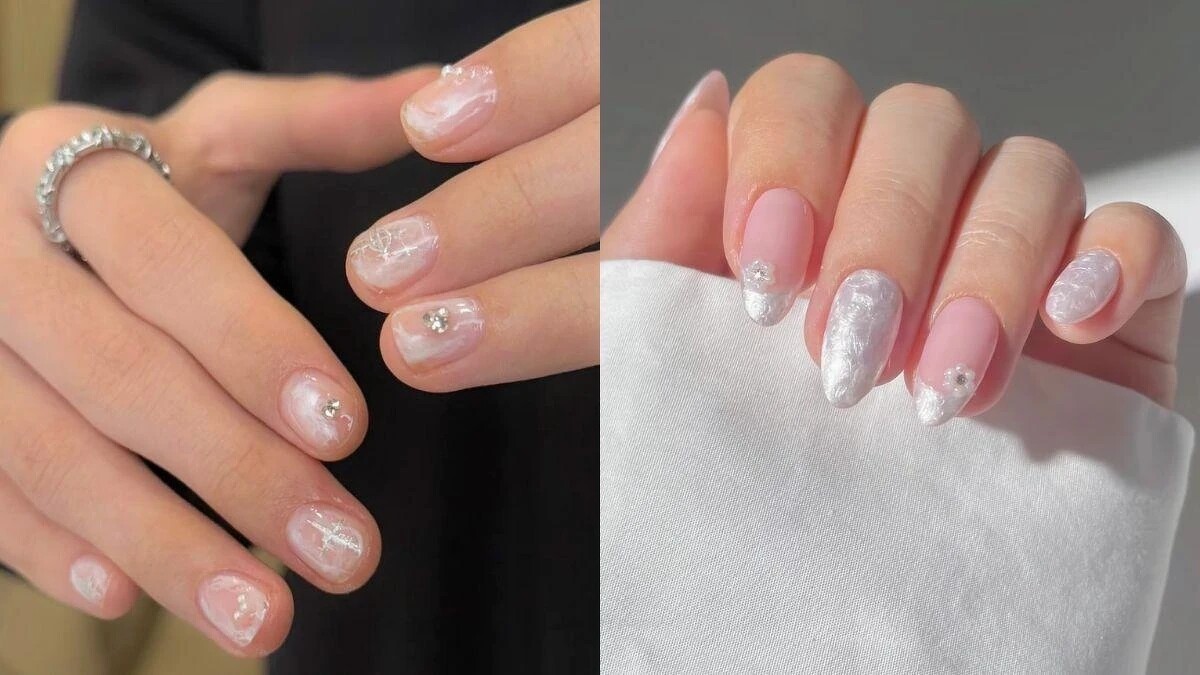 雲舞白美甲範本